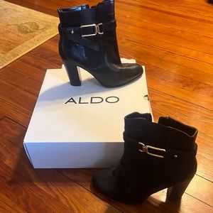 Black Boots with Platform Heel